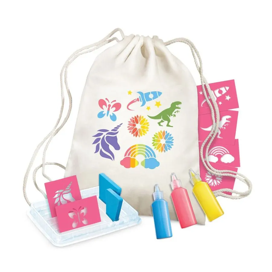 4M - KidzMaker Stencil Backpack Printing