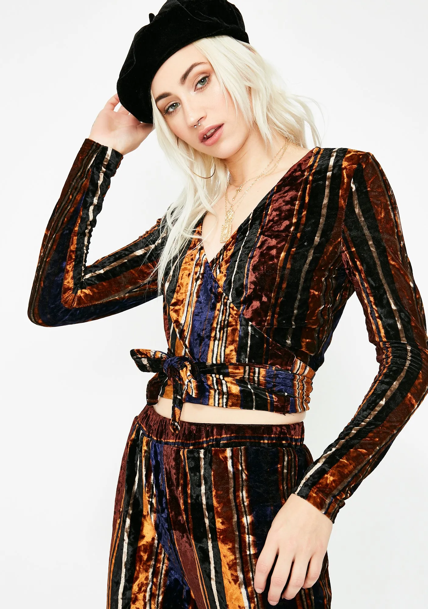 Art Chic Wrap Top