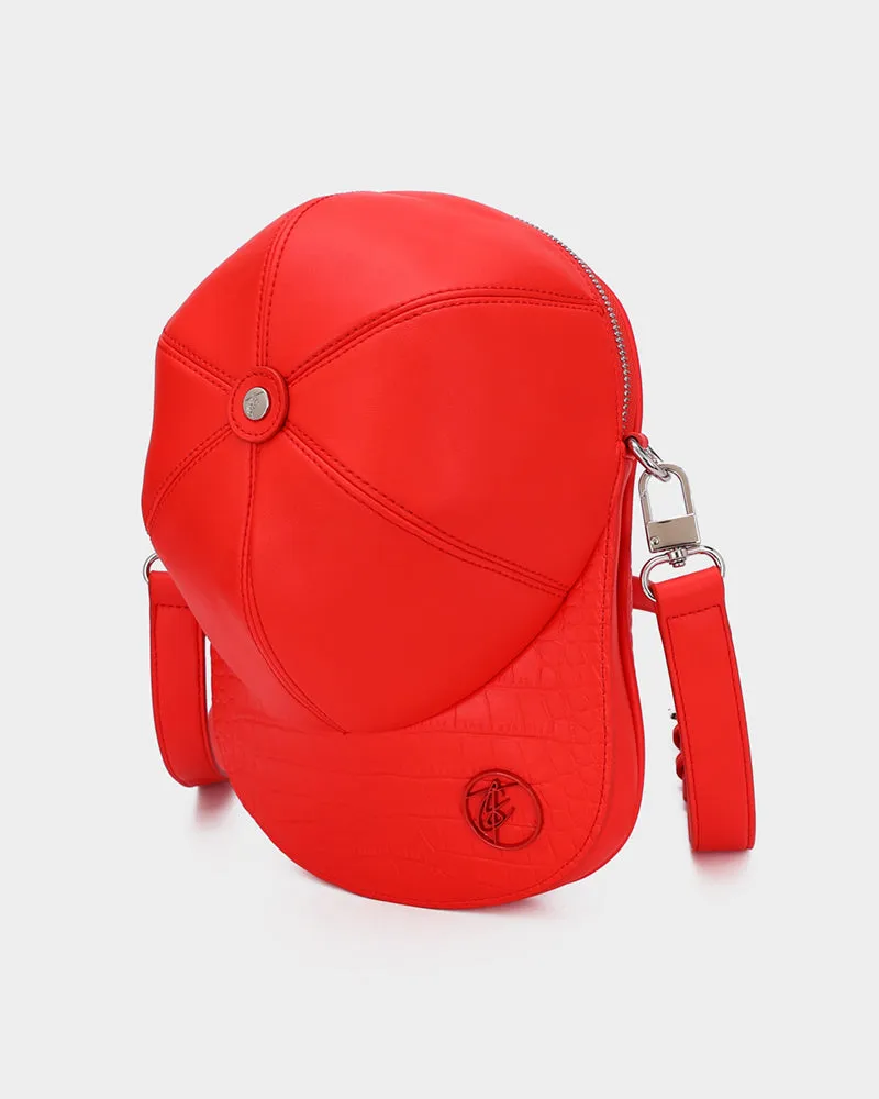 Baseball Cap Design Bag in Red