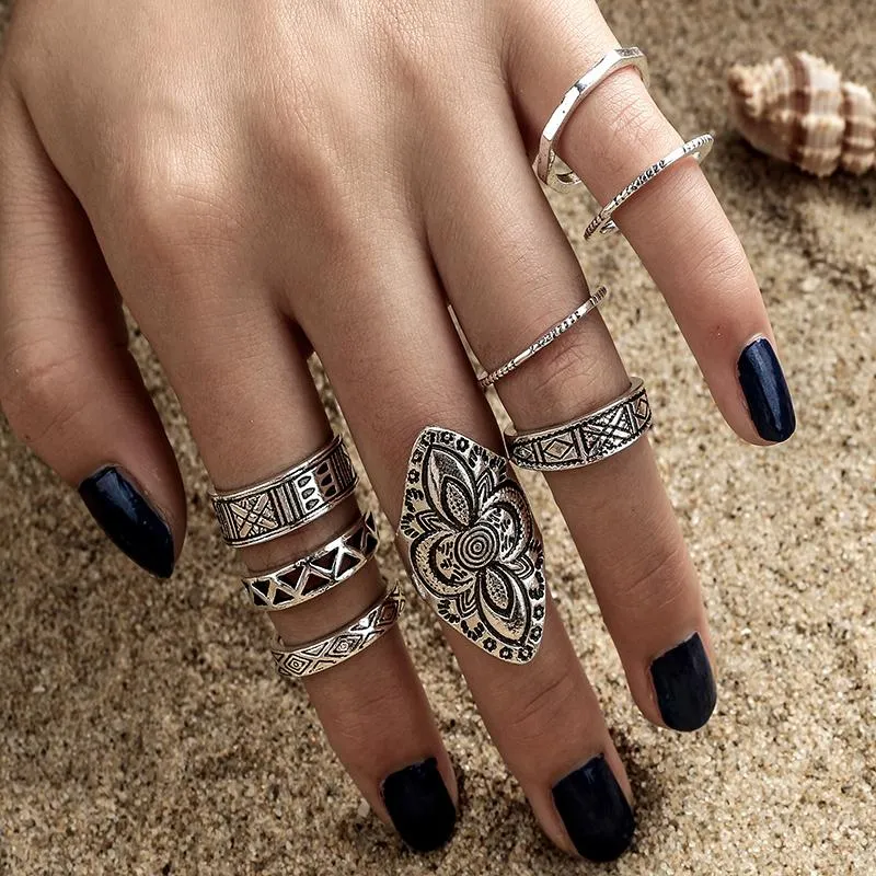 Boho Chic Ring Set