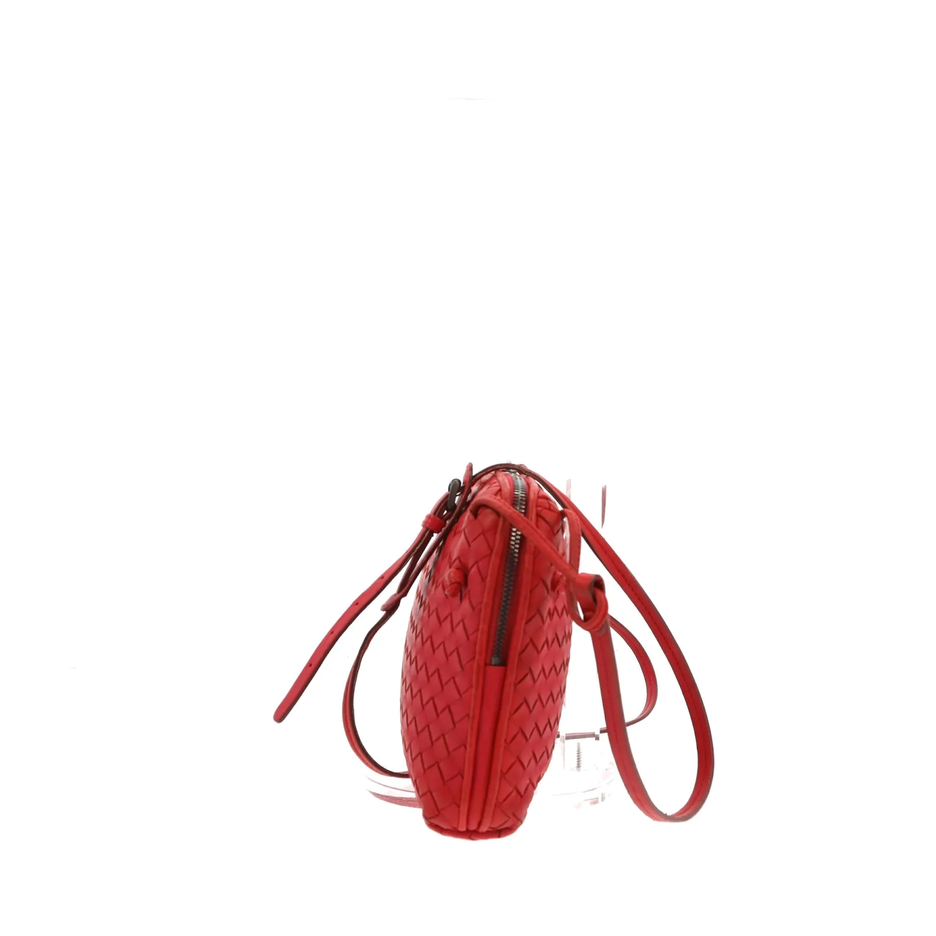 BOTTEGA VENETA Crossbody Bag in Red Leather