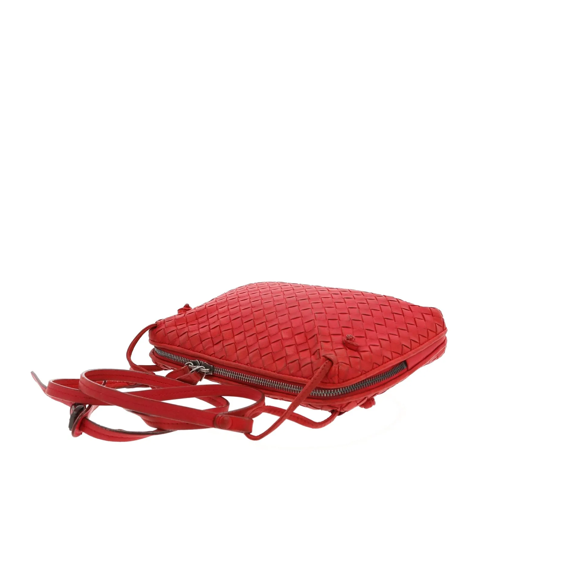 BOTTEGA VENETA Crossbody Bag in Red Leather