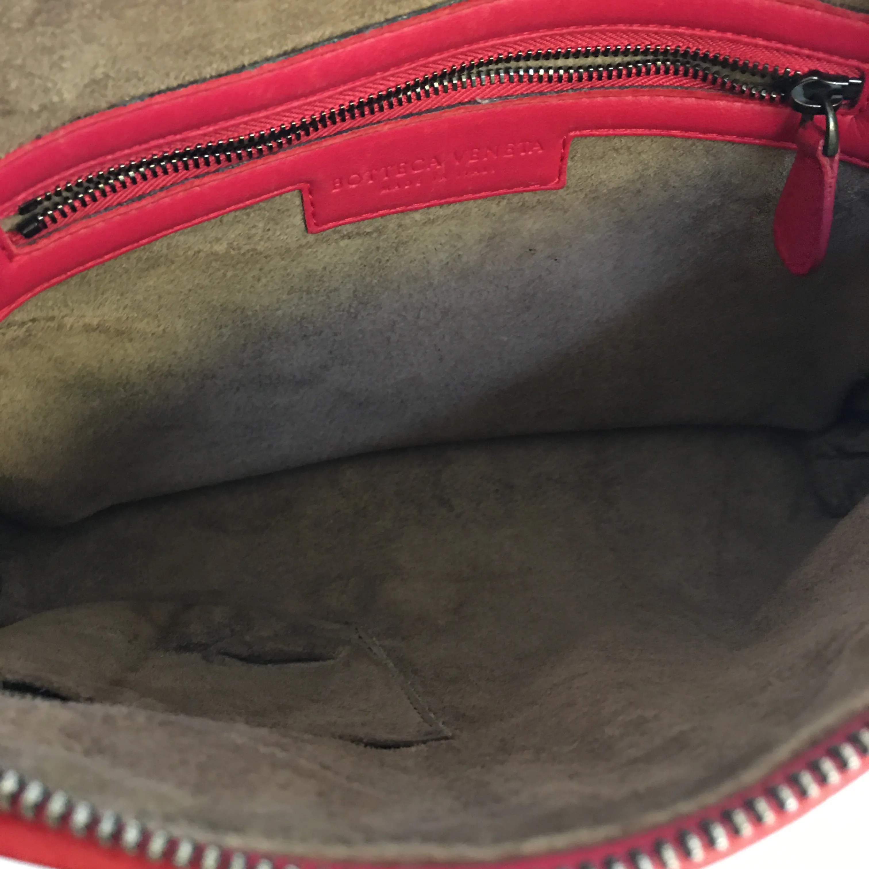 BOTTEGA VENETA Crossbody Bag in Red Leather