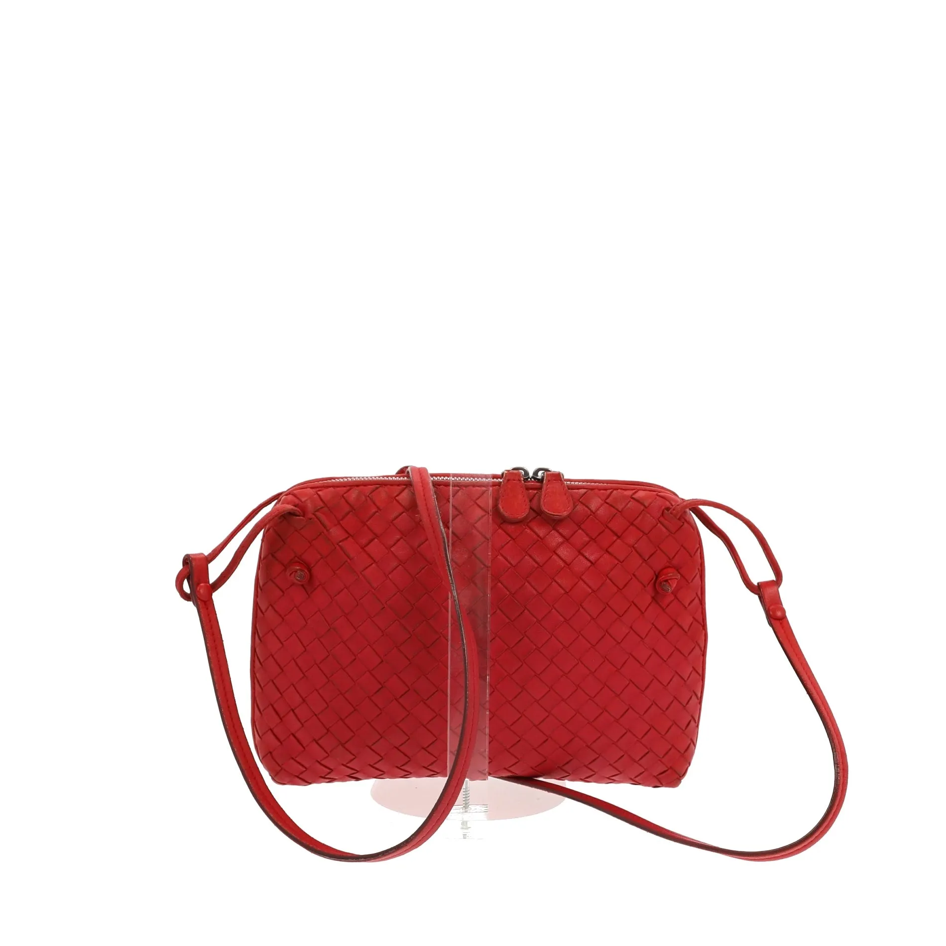 BOTTEGA VENETA Crossbody Bag in Red Leather
