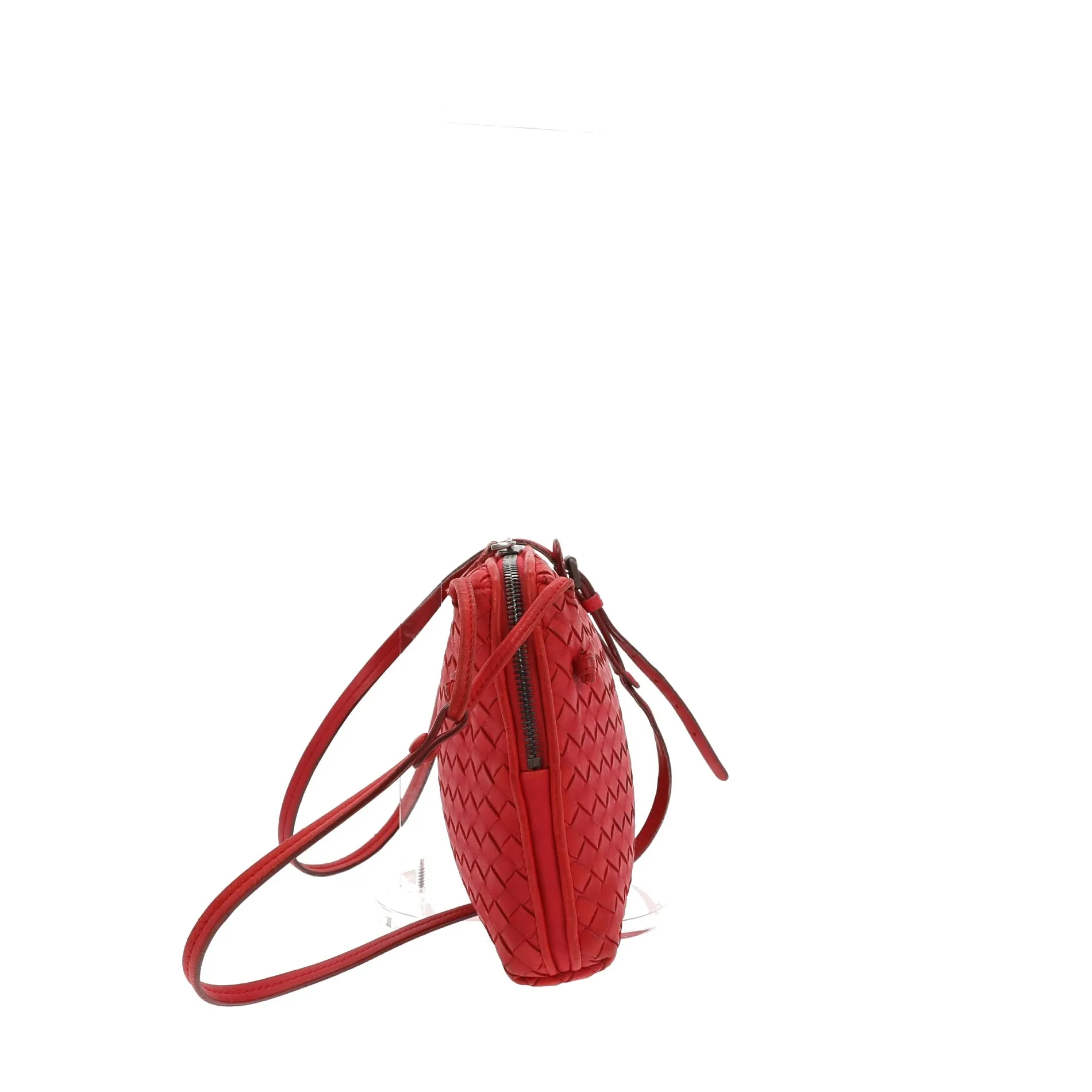 BOTTEGA VENETA Crossbody Bag in Red Leather