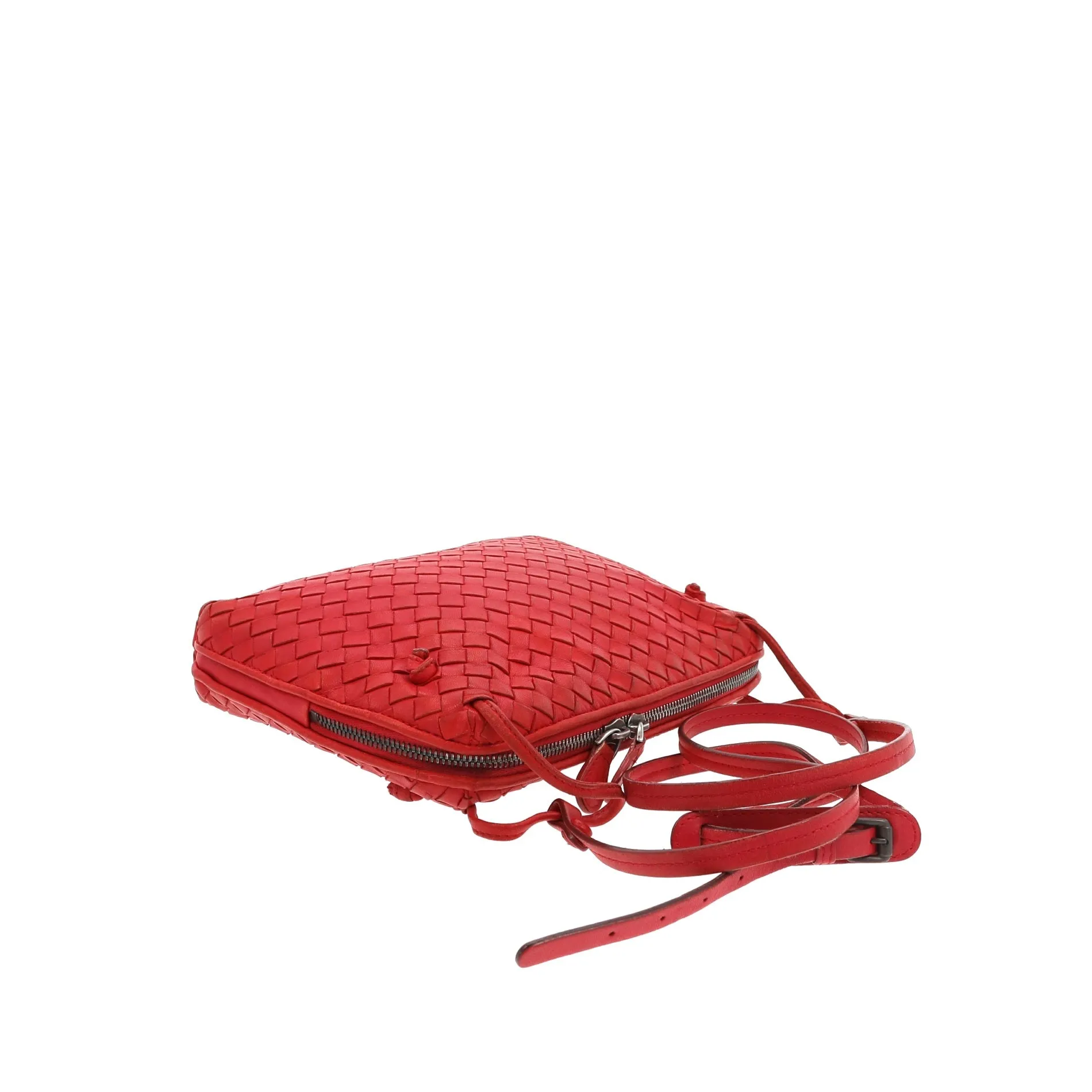 BOTTEGA VENETA Crossbody Bag in Red Leather