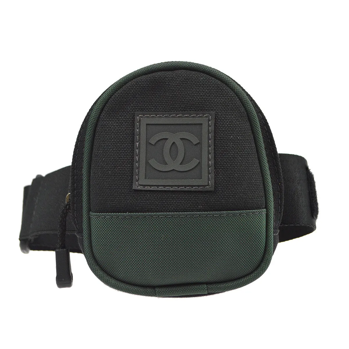 CHANEL 2003-2004 Sports Line Arm Bag Canvas 97793
