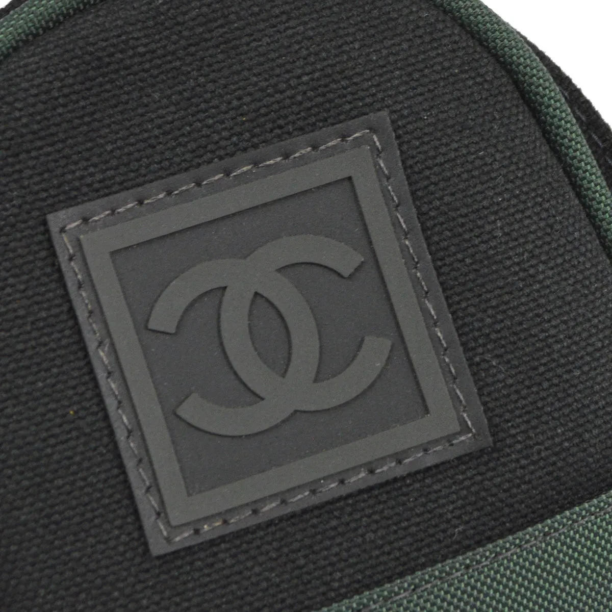 CHANEL 2003-2004 Sports Line Arm Bag Canvas 97793