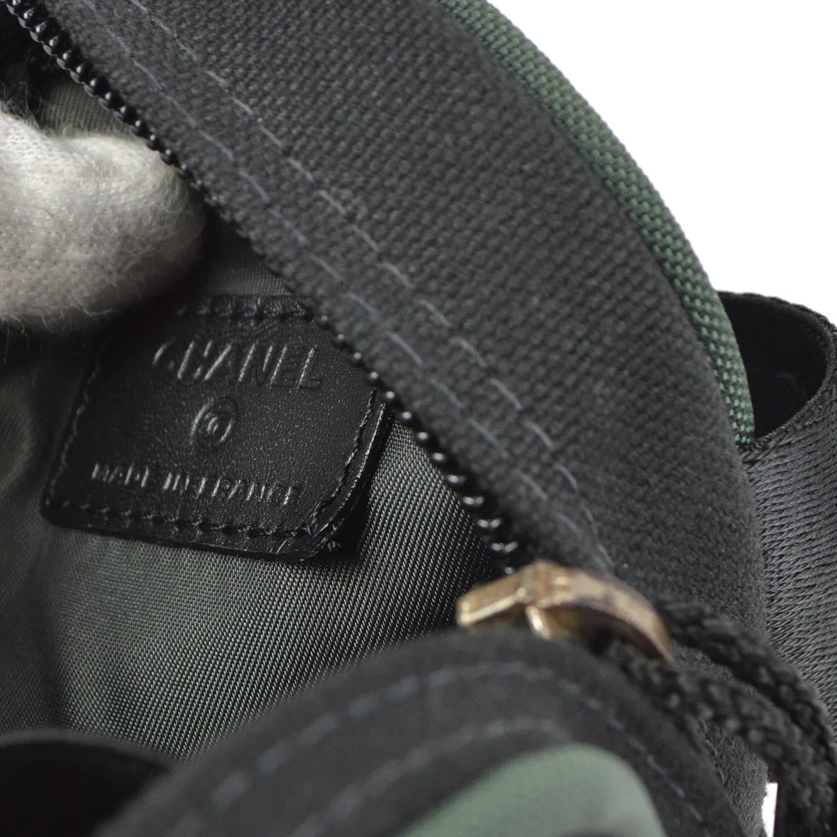 CHANEL 2003-2004 Sports Line Arm Bag Canvas 97793