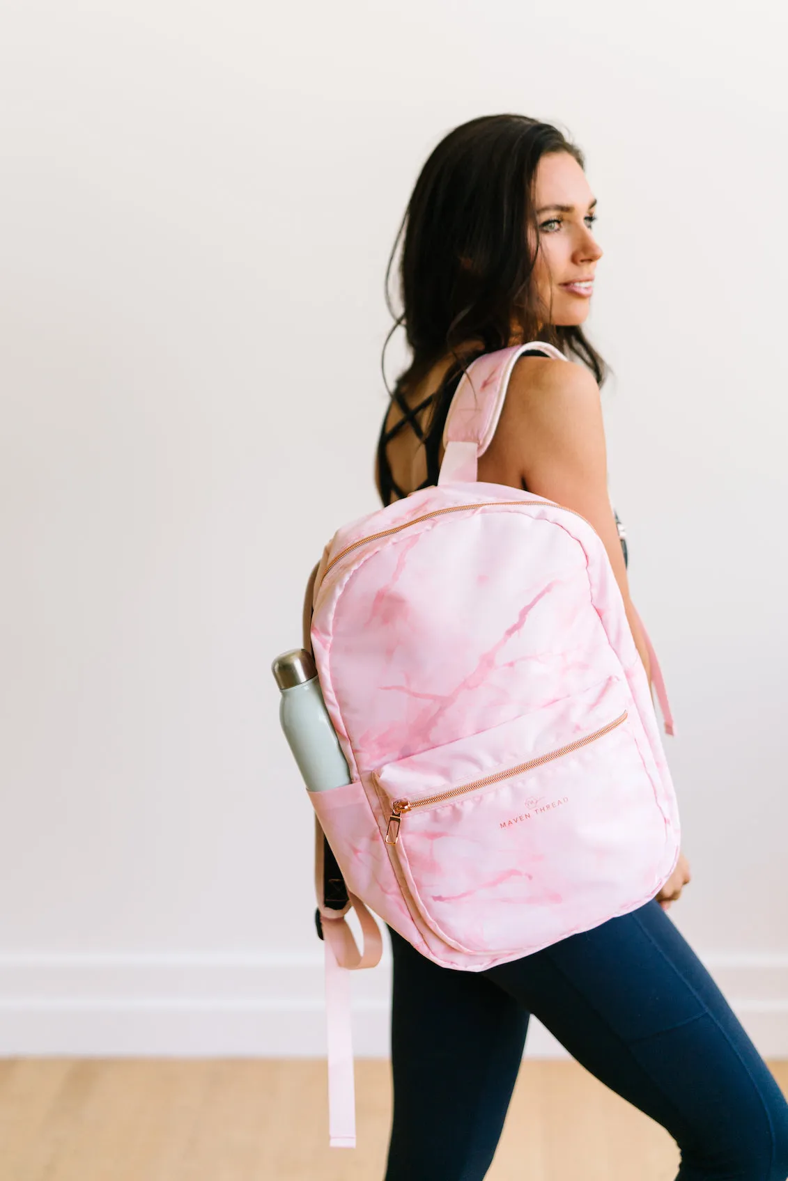Classic Backpack - Pink Marble