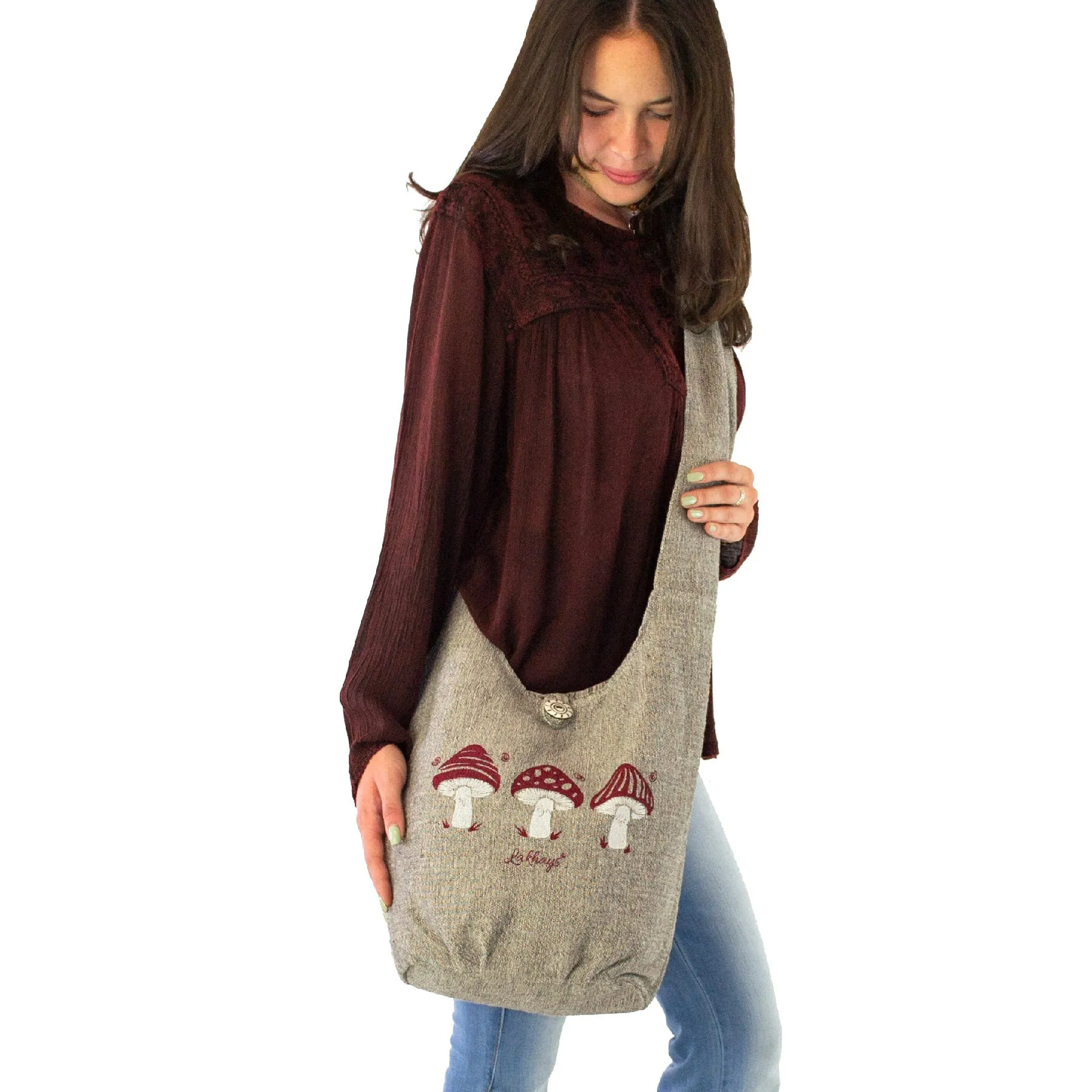 Classic Toadstool Cotton Shoulder Bag