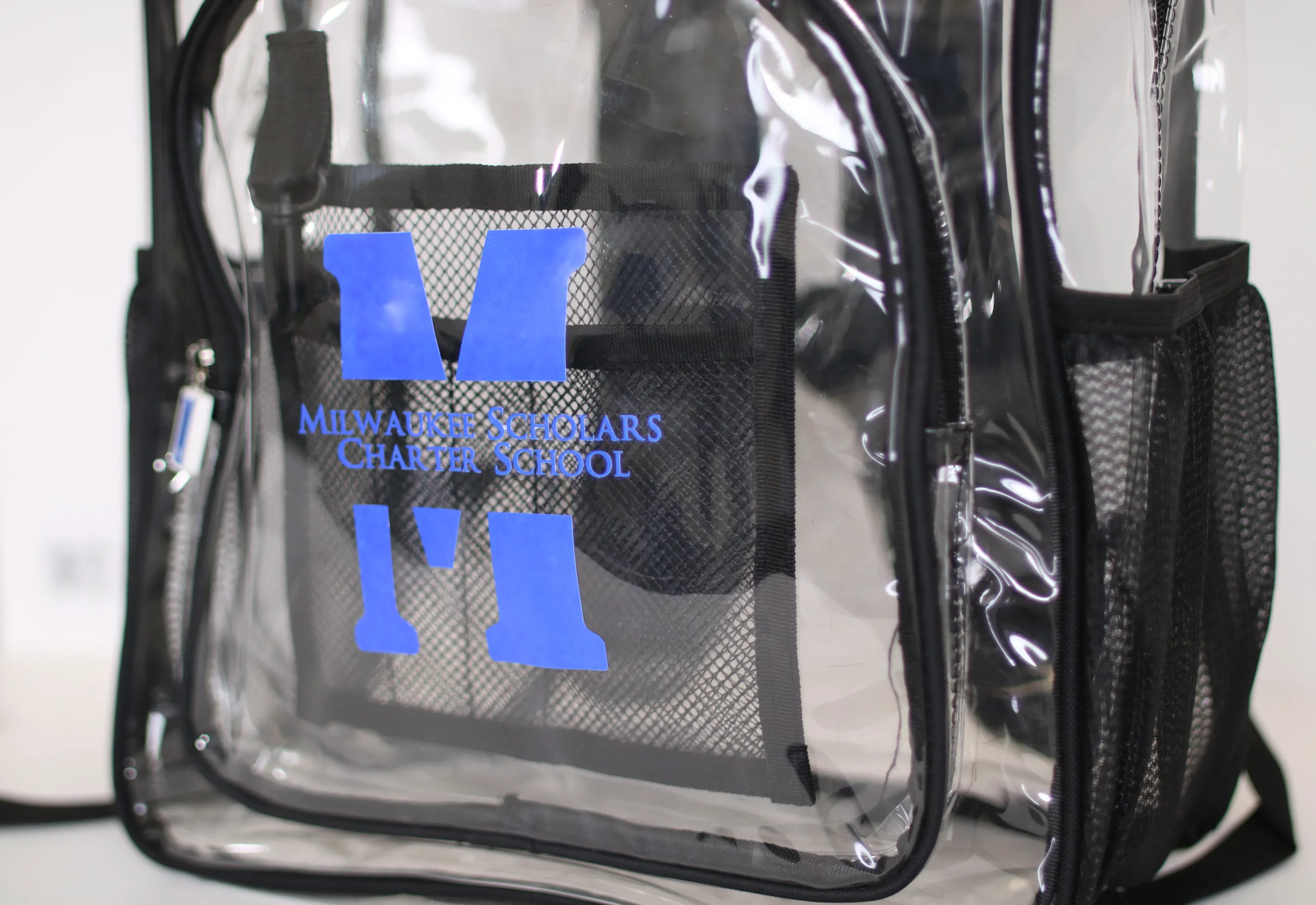 Clear Backpack 12 black