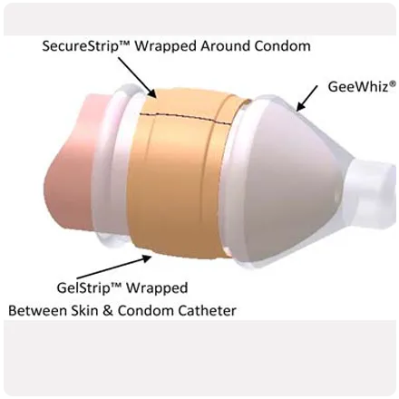 Condom Catheter 36mm  Geewhiz Daily Pack of 10  Condom Catheters