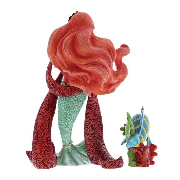 DISNEY SHOWCASE COUTURE DE FORCE HOLIDAY SERIES ARIEL WITH FLOUNDER