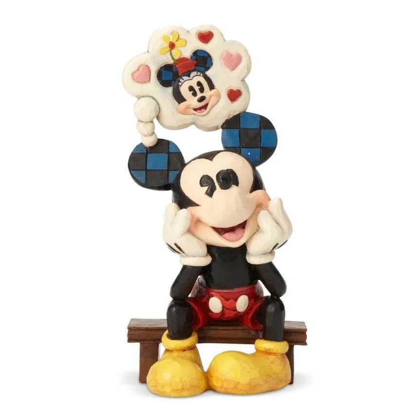 DISNEY TRADITIONS MICKEY WITH LOVE THOUGHT, THINKING OF YOU