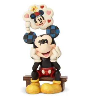 DISNEY TRADITIONS MICKEY WITH LOVE THOUGHT, THINKING OF YOU