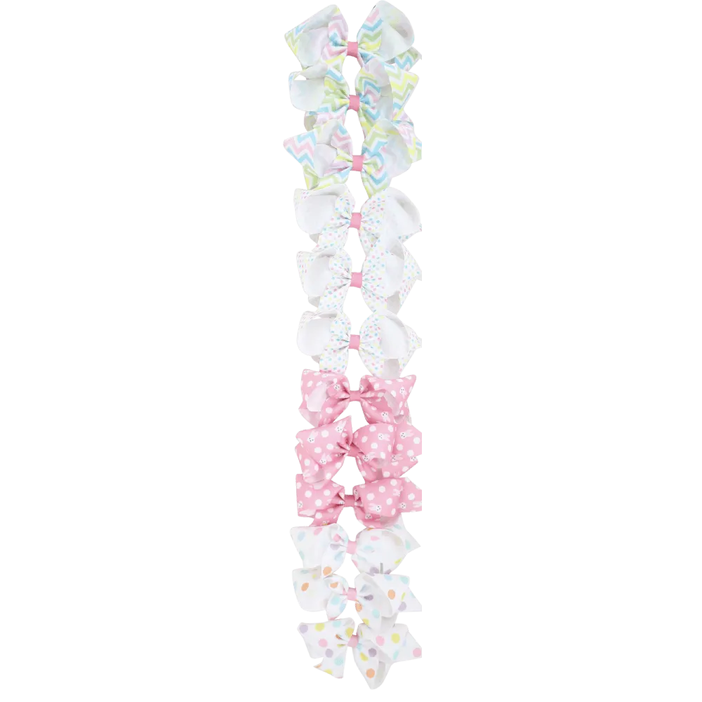 Easter Pastel Print Bow