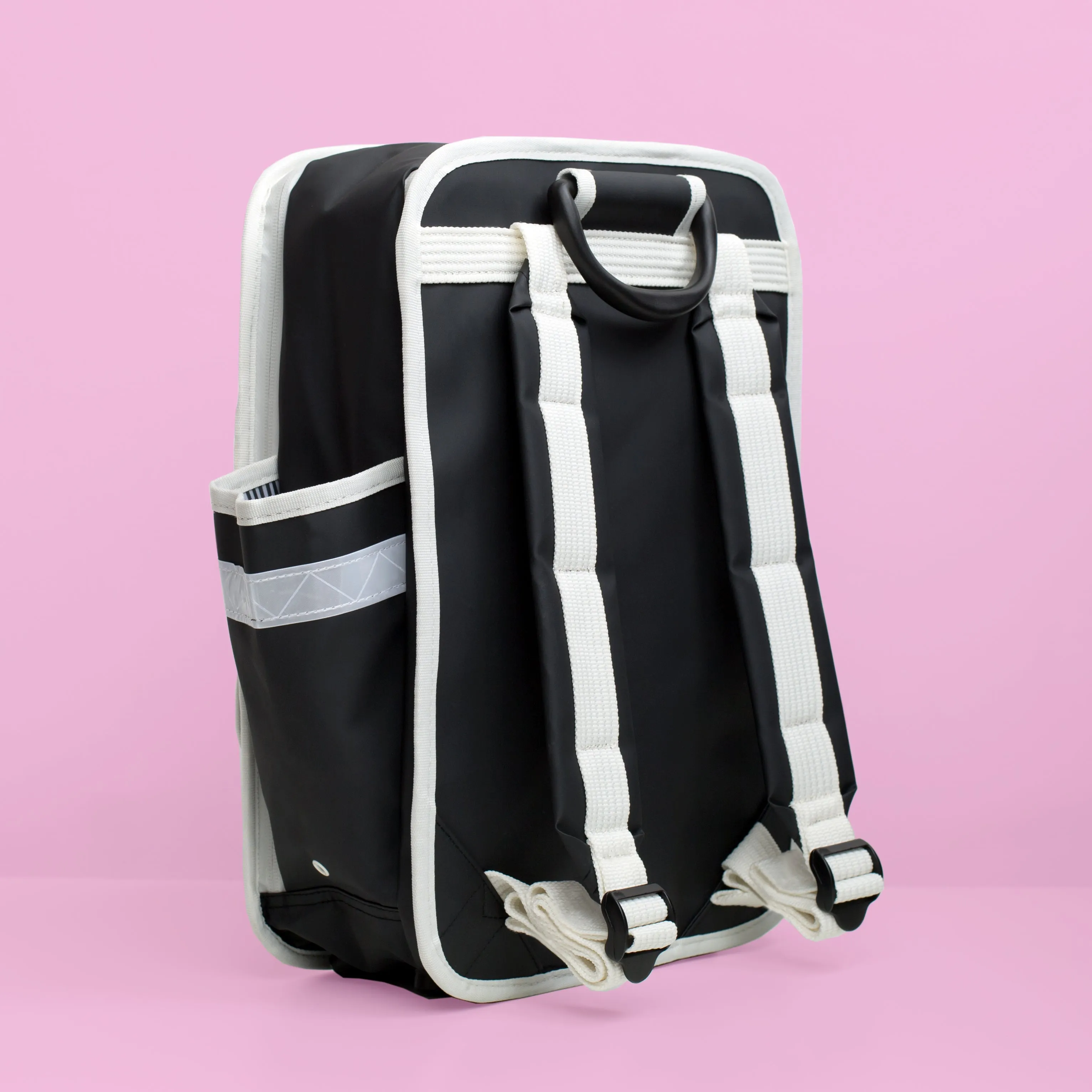Eco coated Classic backpack black and white