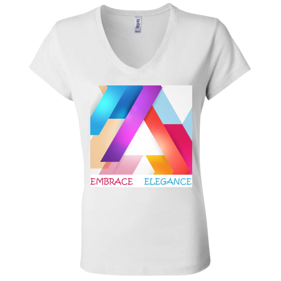 Embrace Elegance Ladies' V-Neck T-Shirt