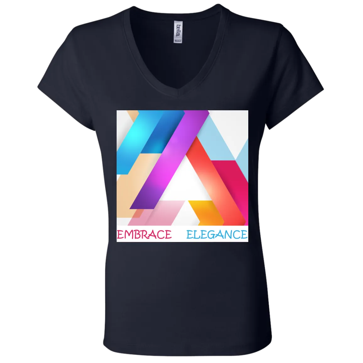 Embrace Elegance Ladies' V-Neck T-Shirt