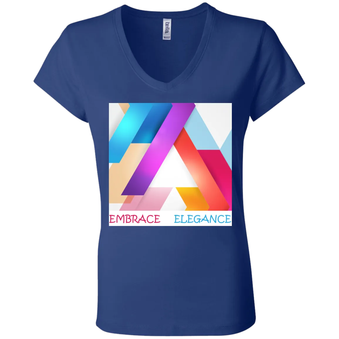 Embrace Elegance Ladies' V-Neck T-Shirt