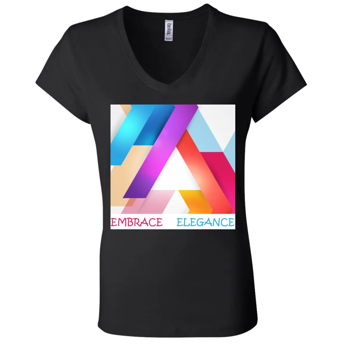 Embrace Elegance Ladies' V-Neck T-Shirt