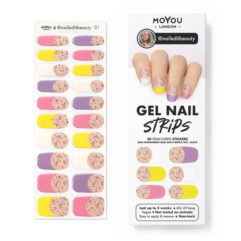 Gel Nail Strip ★ @naileditbeauty 01