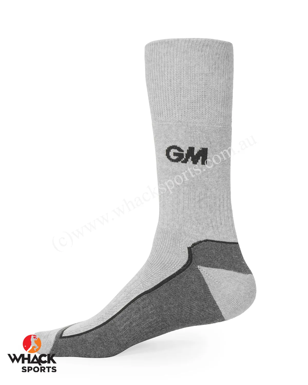 GM Cricket Socks - White or Grey