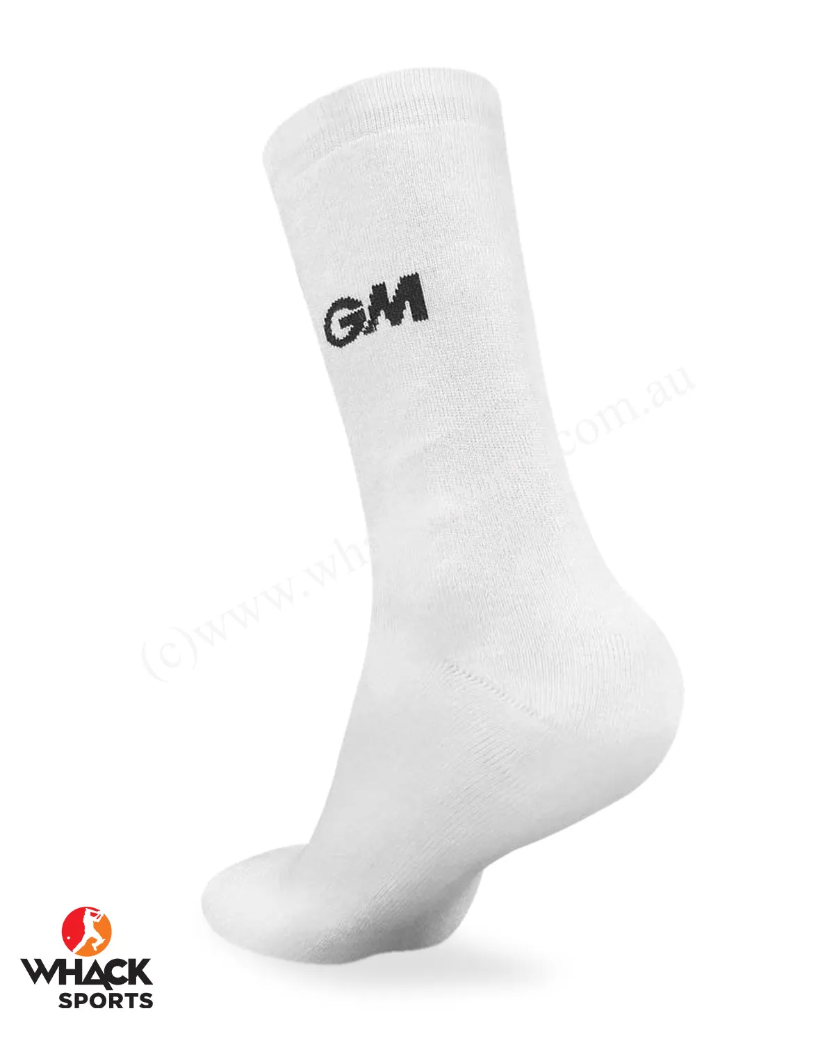 GM Cricket Socks - White or Grey