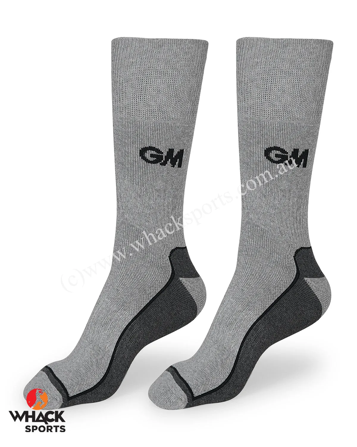 GM Cricket Socks - White or Grey