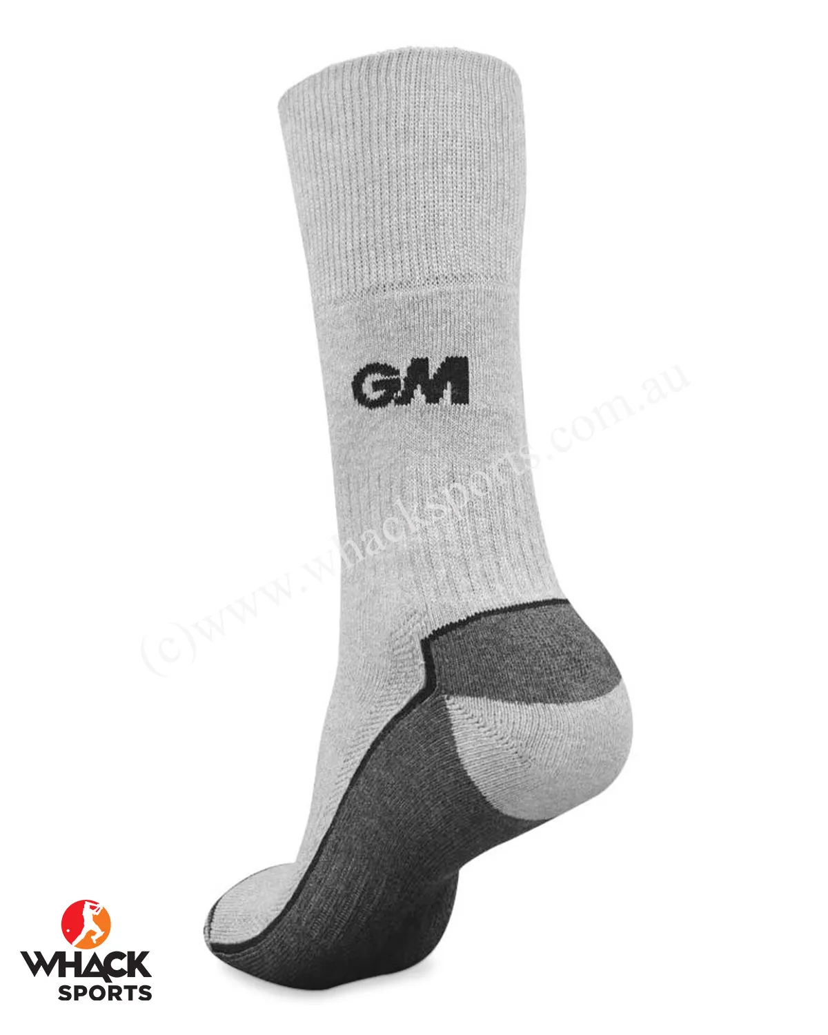 GM Cricket Socks - White or Grey