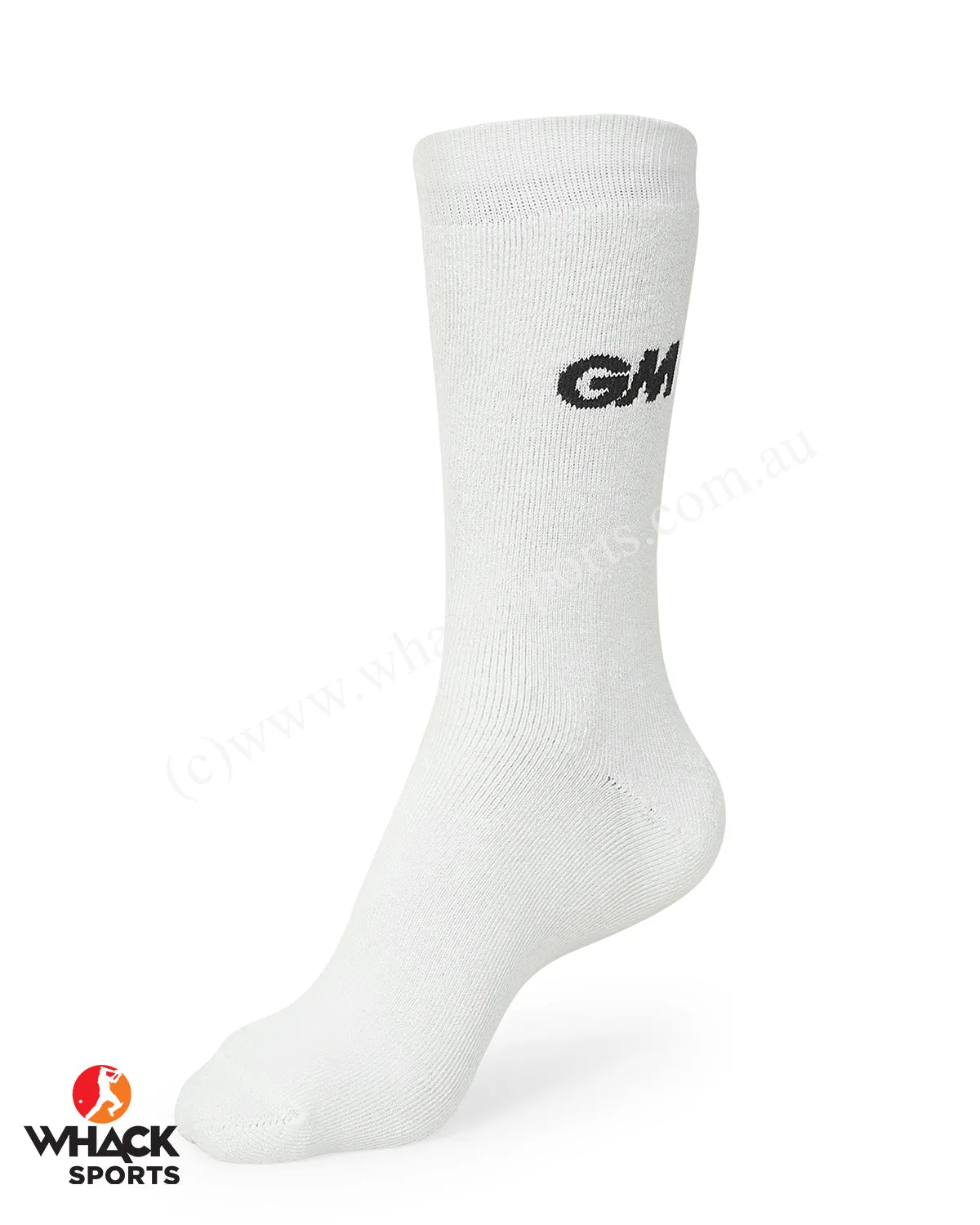 GM Cricket Socks - White or Grey
