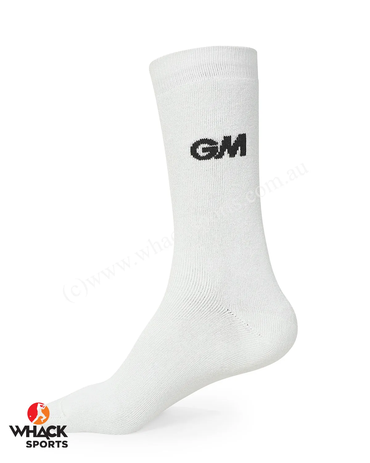 GM Cricket Socks - White or Grey