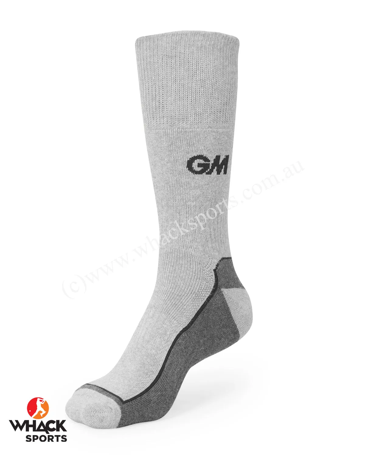 GM Cricket Socks - White or Grey