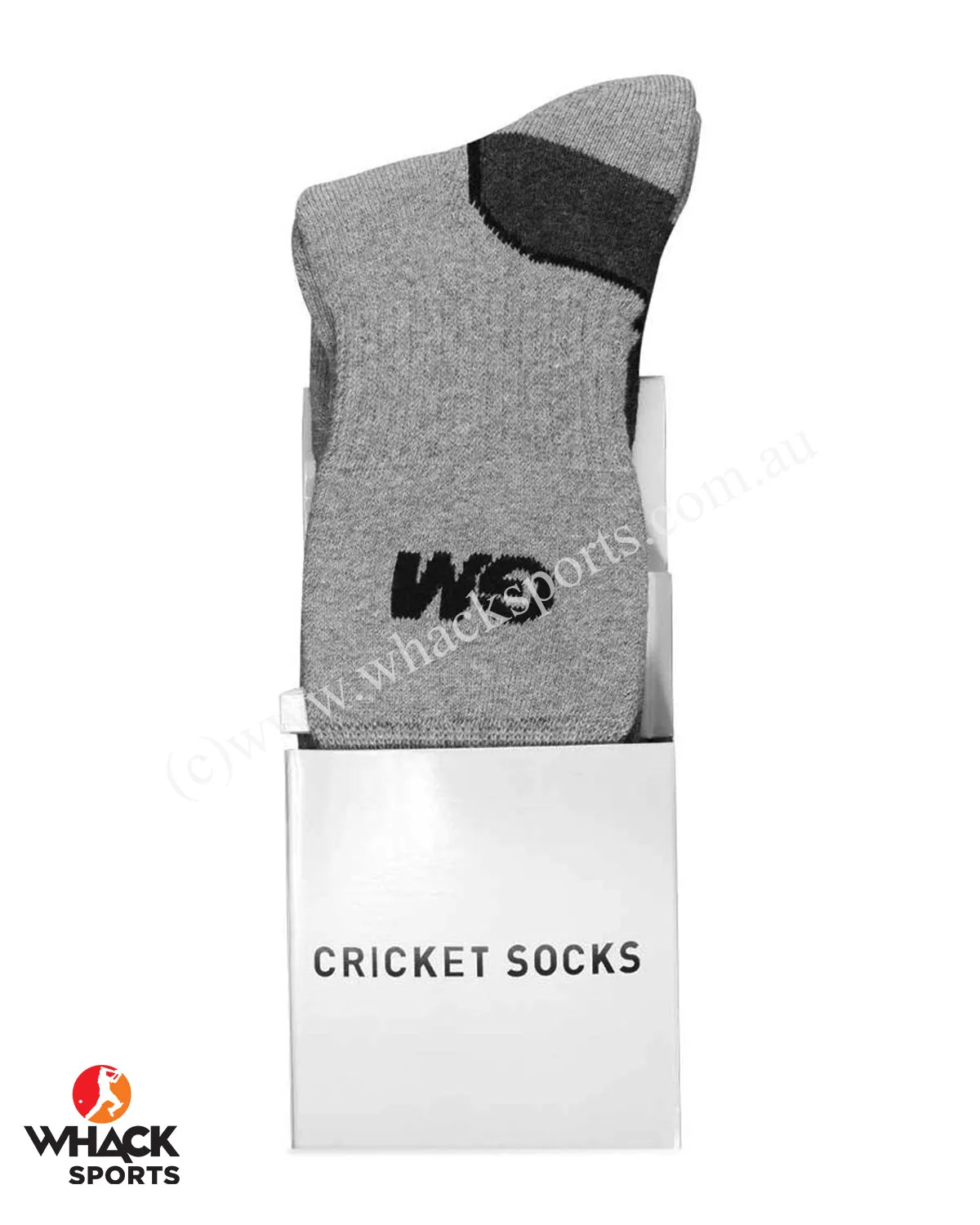 GM Cricket Socks - White or Grey
