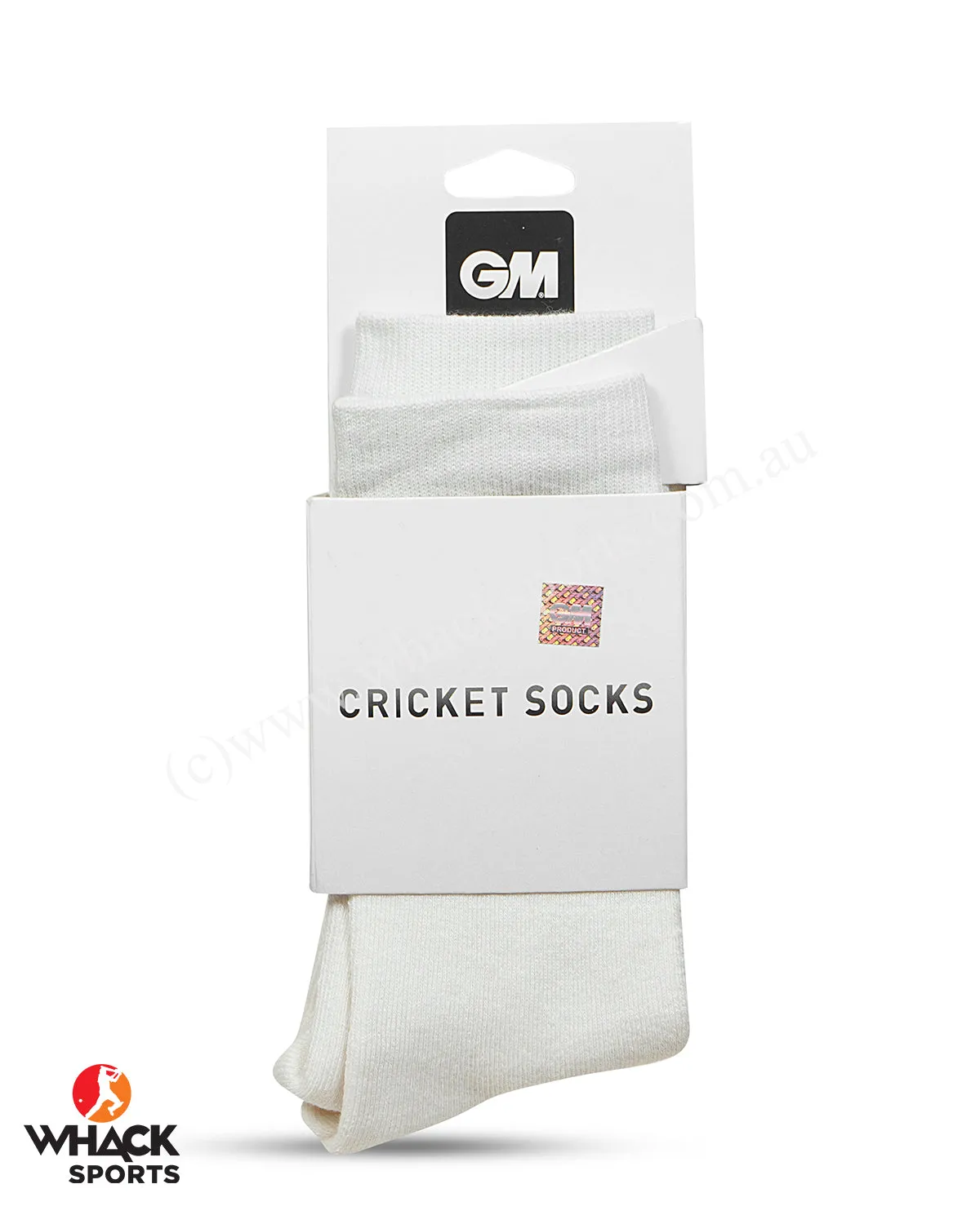 GM Cricket Socks - White or Grey