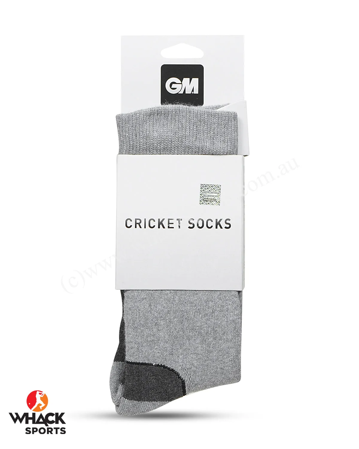 GM Cricket Socks - White or Grey