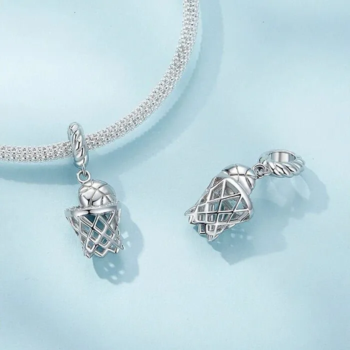Gorgeous Basketball Charm with Diamond