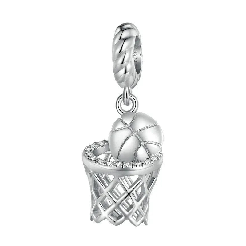 Gorgeous Basketball Charm with Diamond