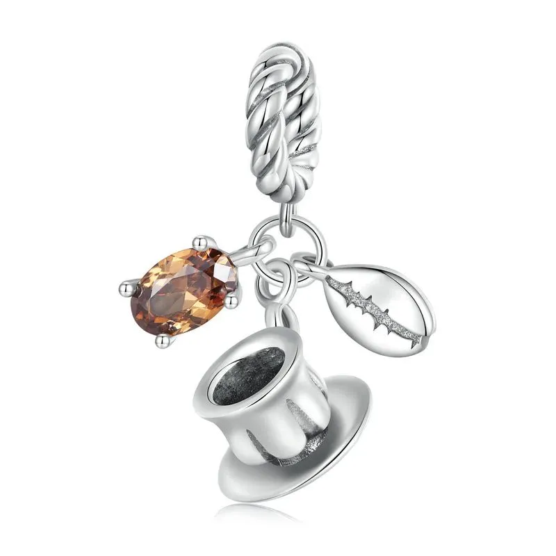 Gorgeous Basketball Charm with Diamond