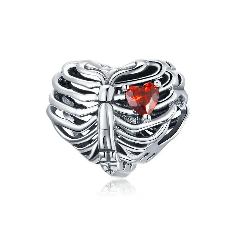 Gorgeous Diamond Skeleton Butterfly Charm