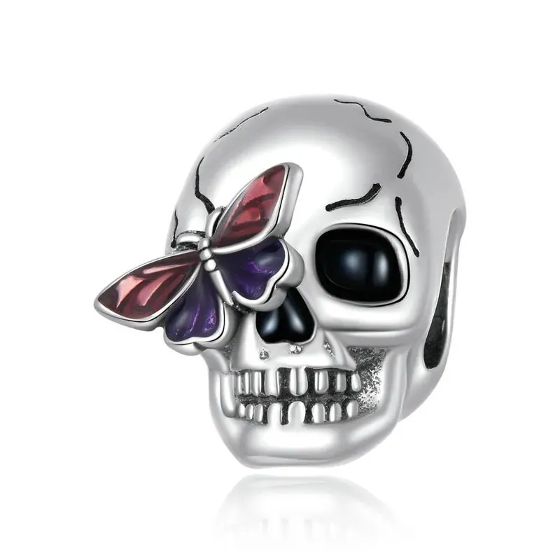 Gorgeous Diamond Skeleton Butterfly Charm
