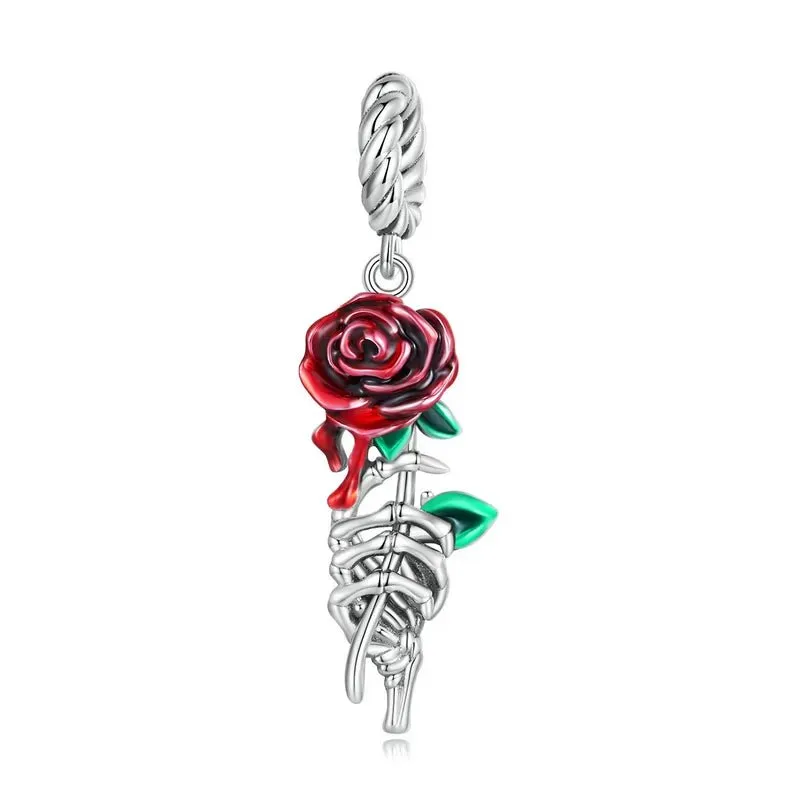 Gorgeous Diamond Skeleton Butterfly Charm