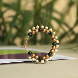 Gorgeous Green Pearl Nose Ring By BeAbhika