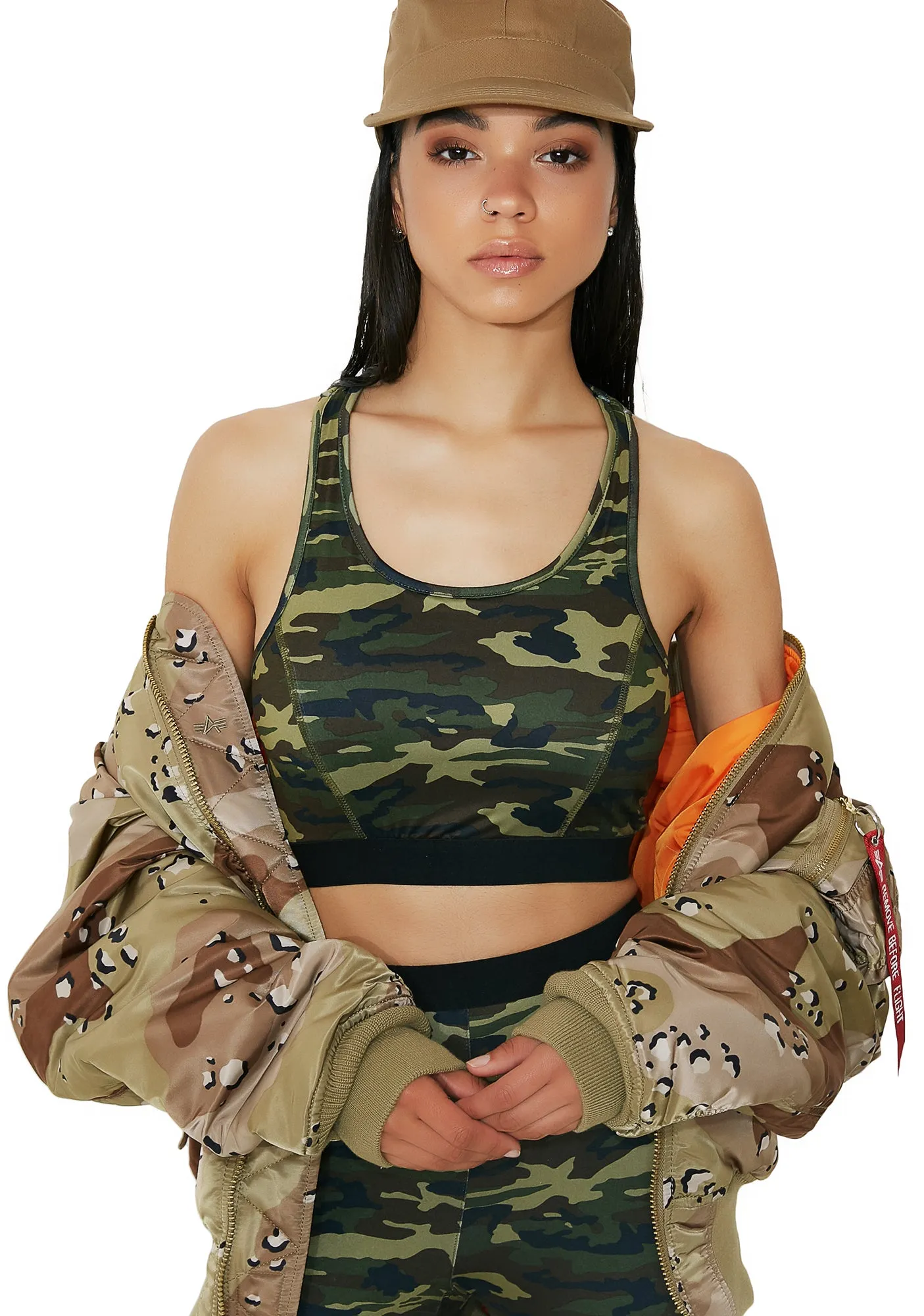Gorgeous Gunner Camo Bra Top