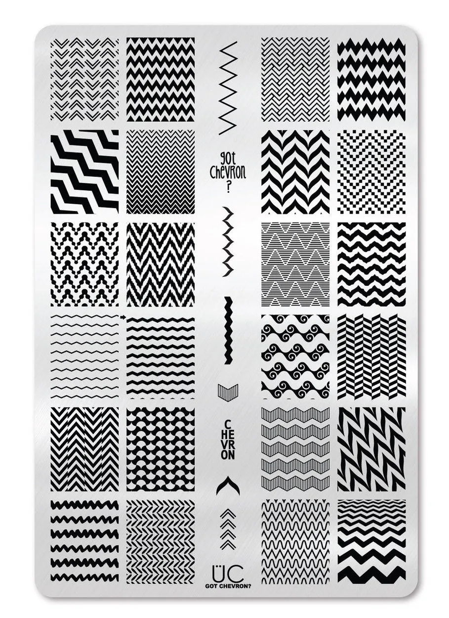 Got Chevron - 01 - Uber Chic Stamping Plate