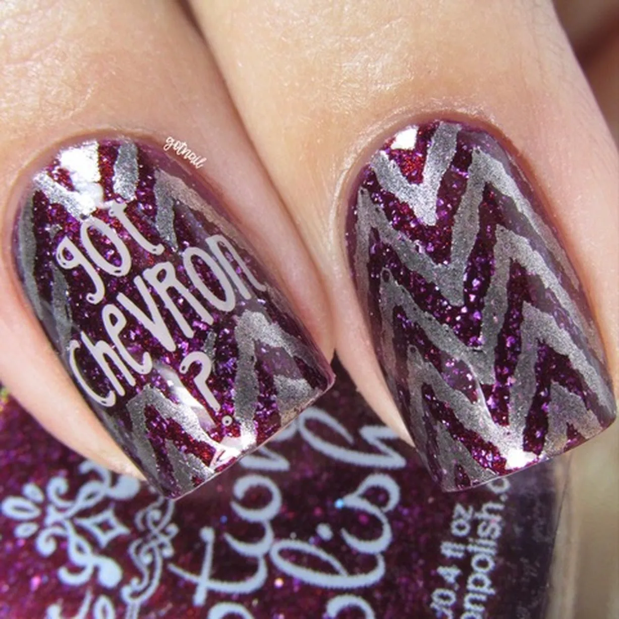 Got Chevron - 01 - Uber Chic Stamping Plate