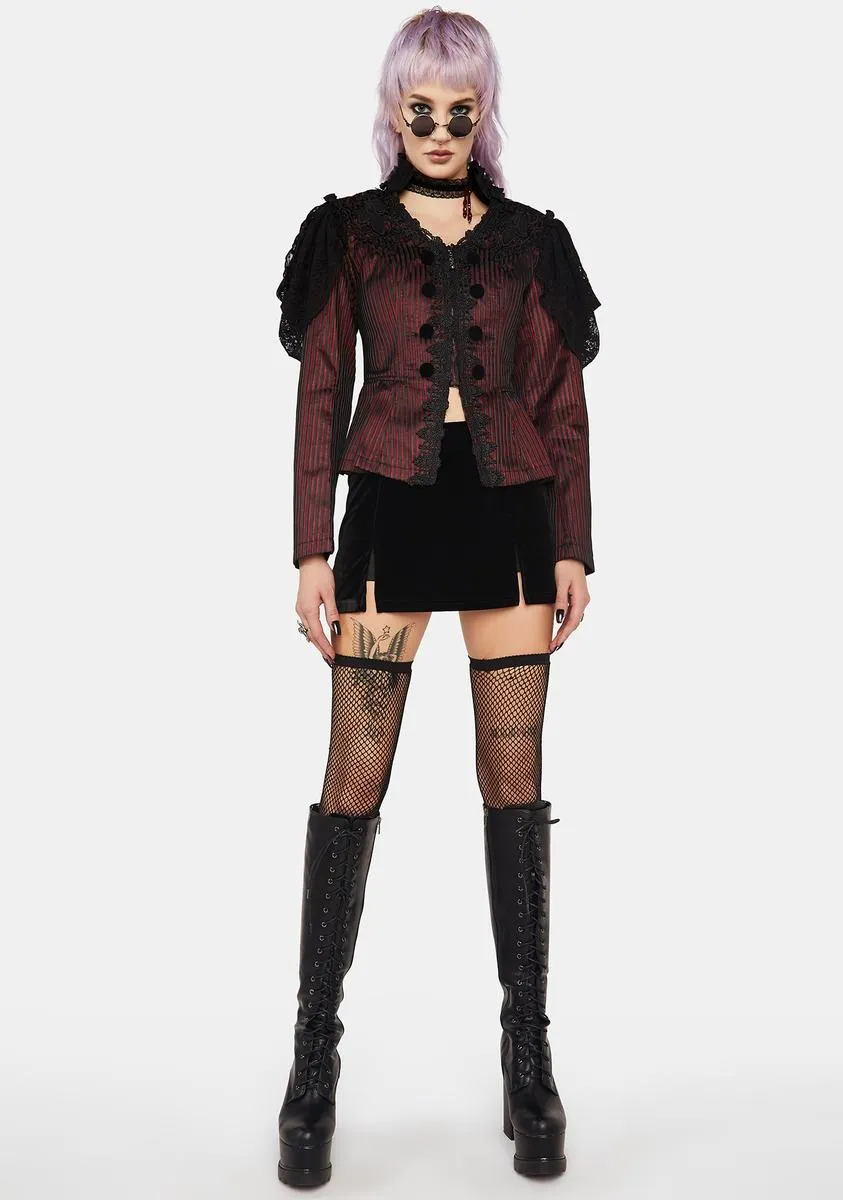 Goth Gorgeous Striped Jacket
