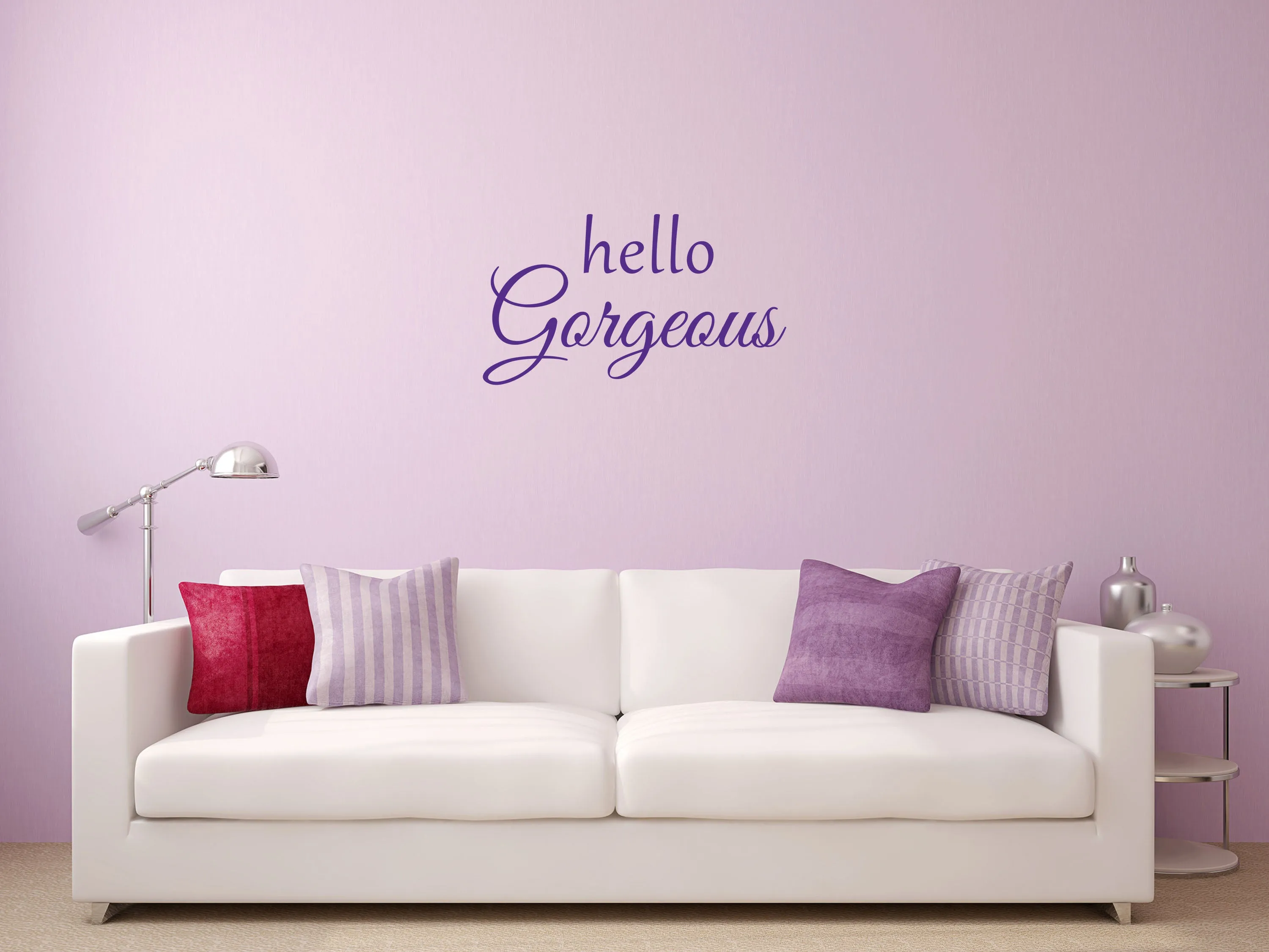 Hello Gorgeous Wall Decal Sticker