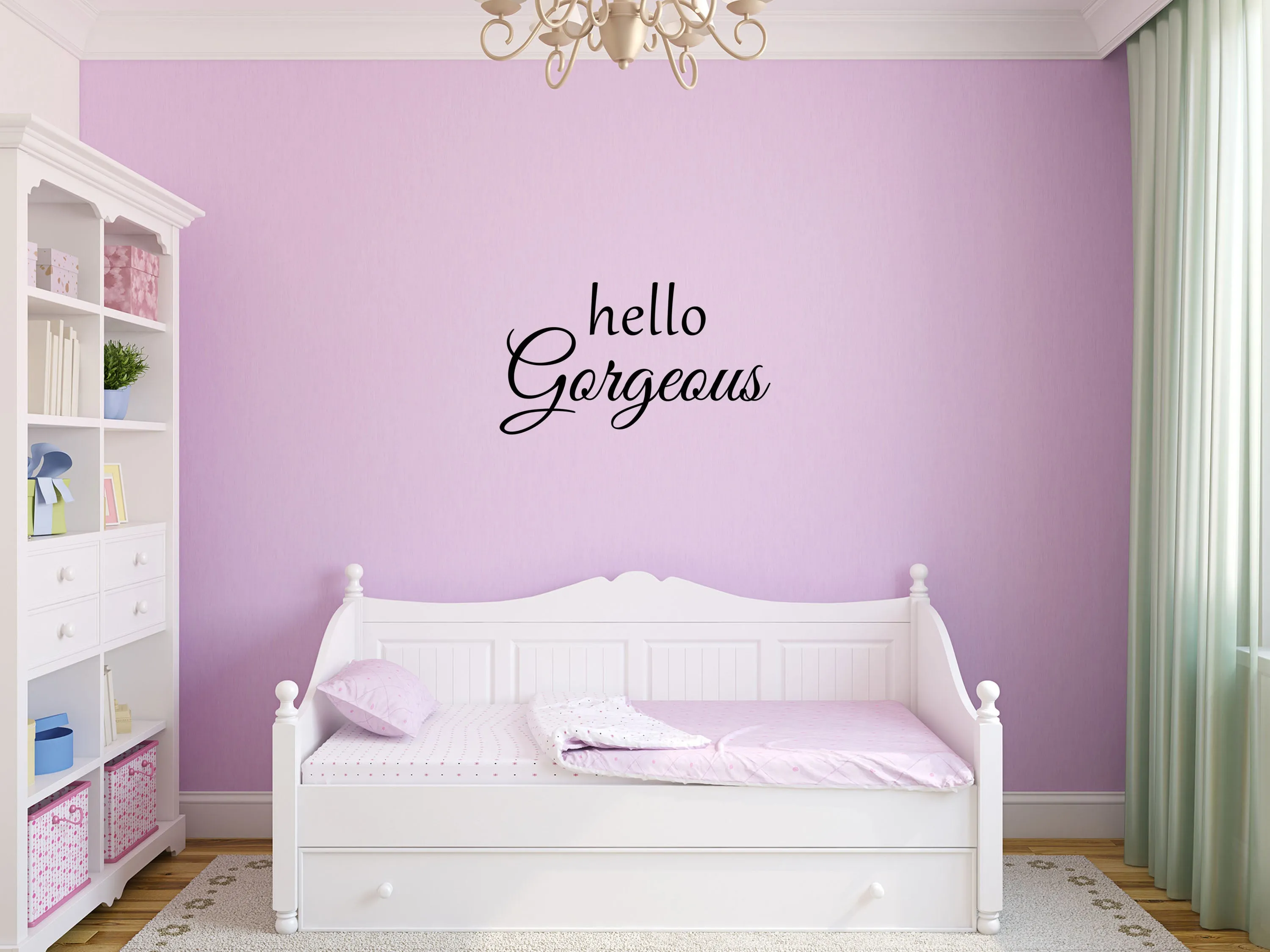 Hello Gorgeous Wall Decal Sticker